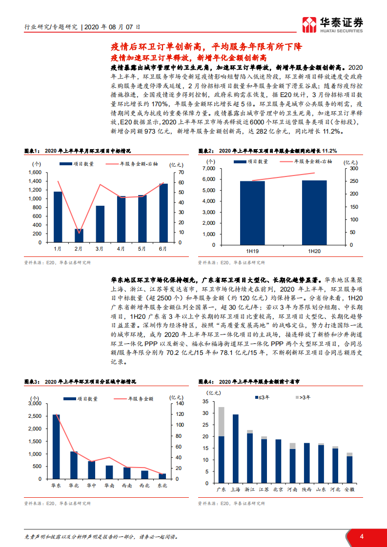 环保行业年中回顾系列之环卫篇：疫情后订单创新高，集中度短期下降-20200807.pdf 第4页