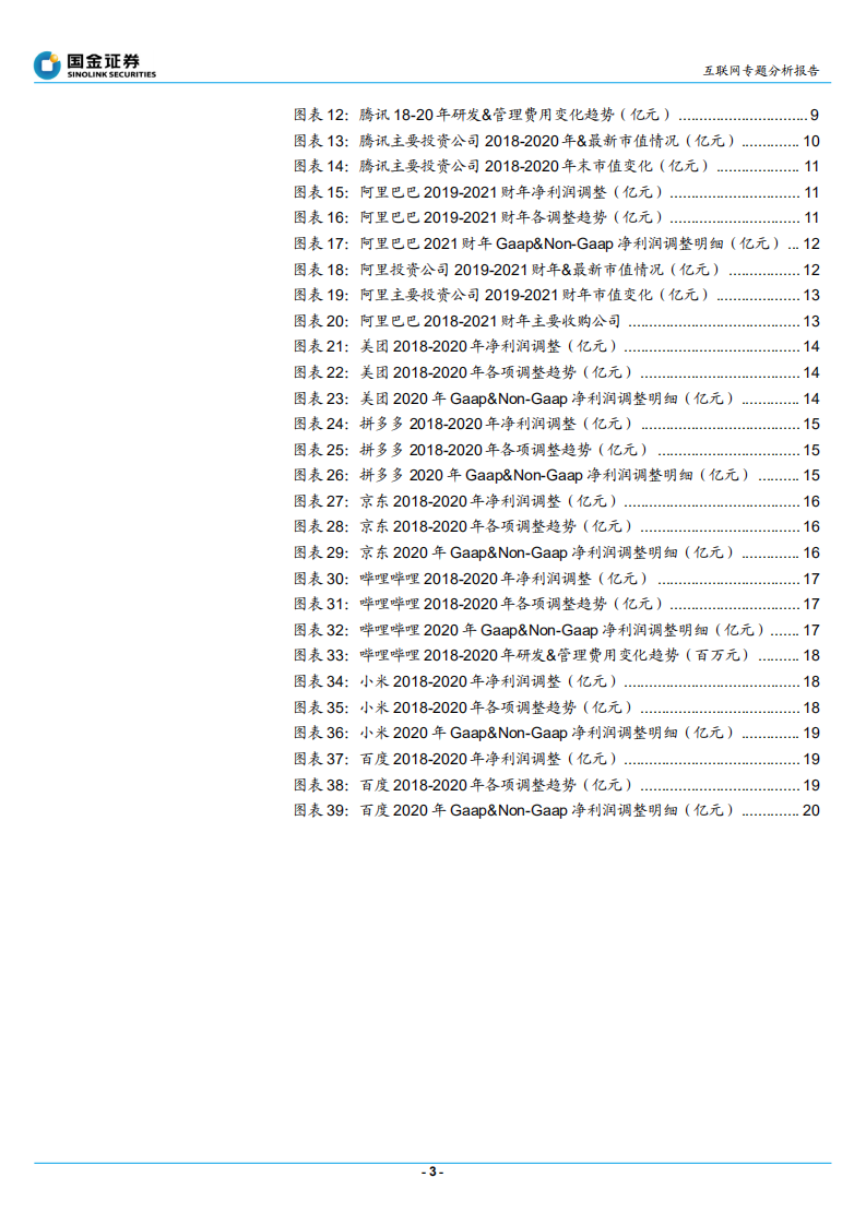 互联网行业互联网策论2：如何看Non~Gaap利润调整？.pdf 第3页