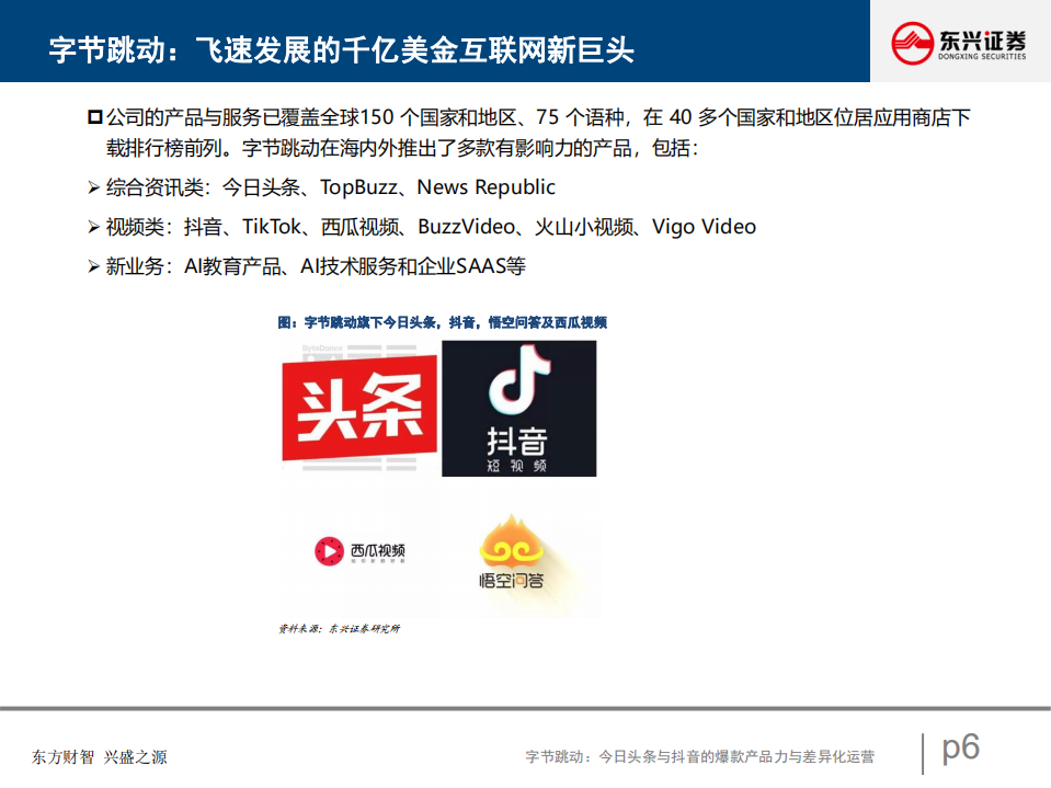 互联网行业商业模式创新系列研究报告：今日头条与抖音的爆款产品力与差异化运营-20200826.pdf 第6页