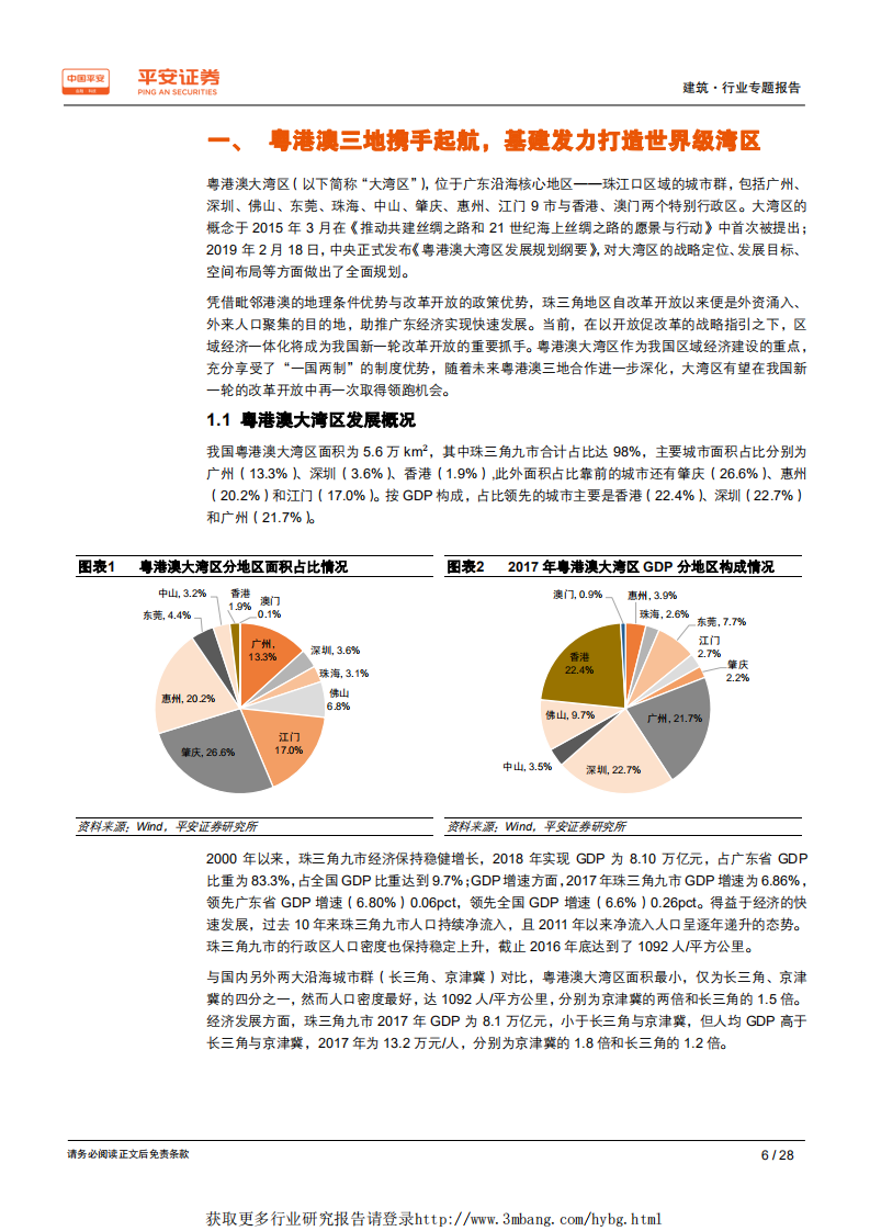 建筑行业粤港澳大湾区专题报告：&ldquo;轨交+智慧交通&rdquo;建设提速，打造大湾区一体化交通网络-190228.pdf 第6页
