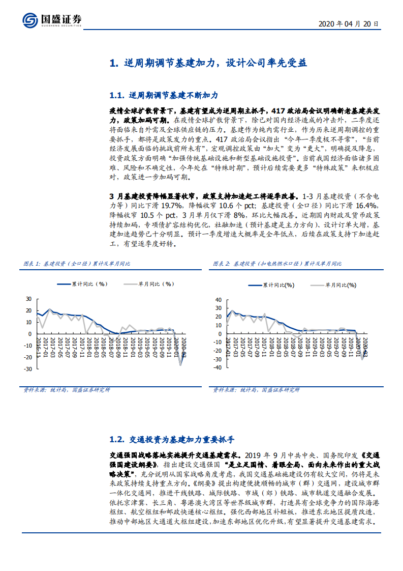 建筑装饰行业：基建发力设计先行，聚焦区域成长设计龙头-200420.pdf 第3页