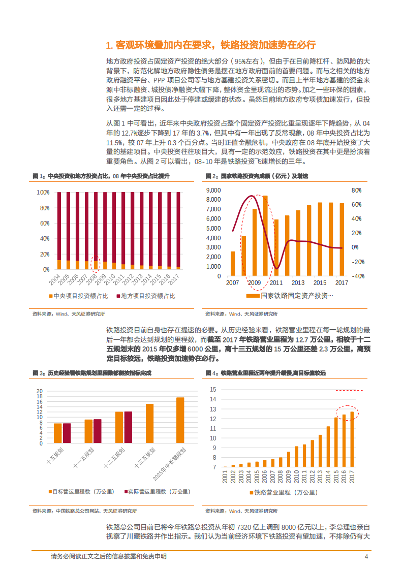 建筑装饰行业：铁路投资有望加速，投向将会指向何处？-181108.pdf 第4页