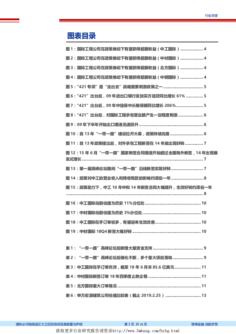 建筑装饰行业&ldquo;一带一路&rdquo;系列研究之九：基本面改善驱动低估值国际工程板块上行-190226.pdf 第3页