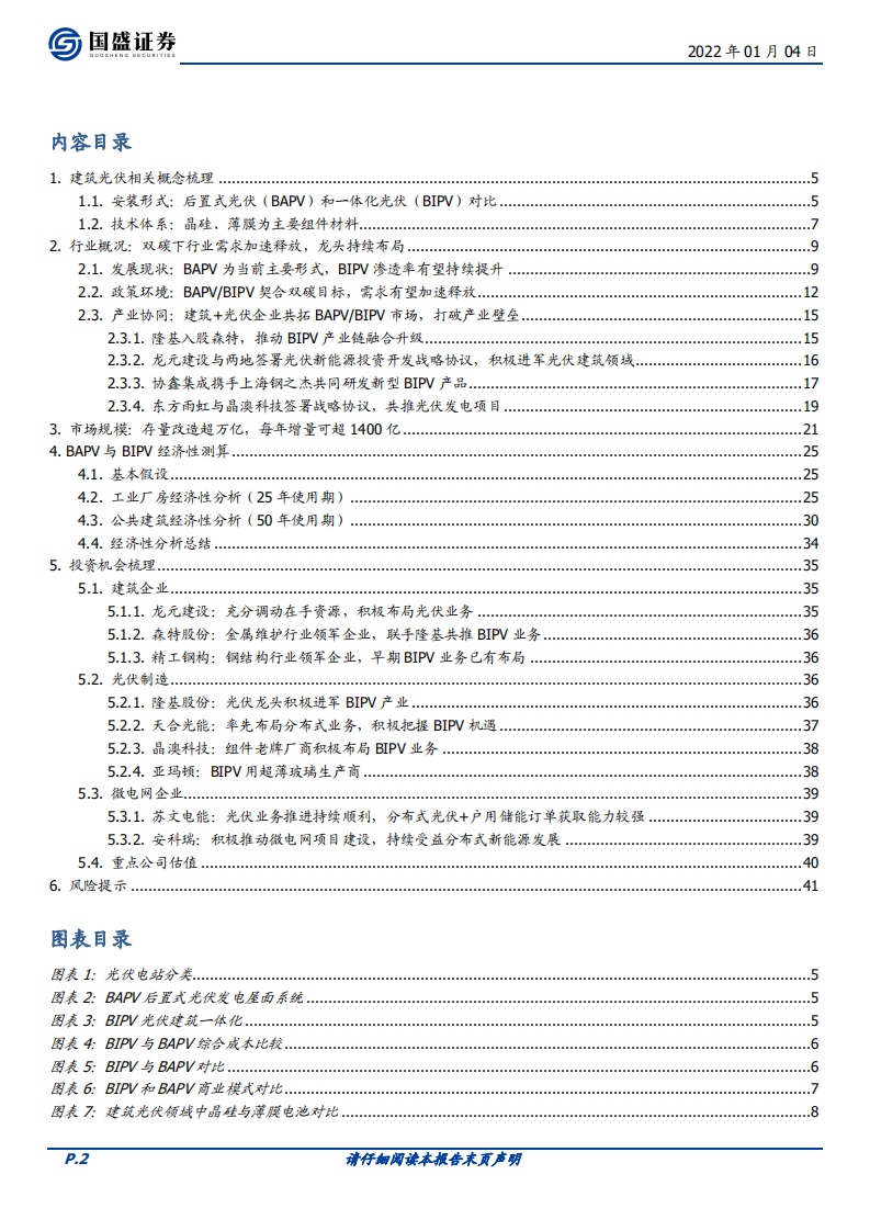 建筑装饰行业深度：BAPV、BIPV发展提速，如何看待其经济性？-220104.pdf 第2页