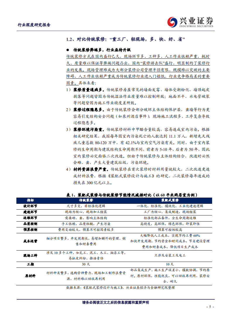 建筑装饰行业装配式装修深度报告：行业变革将至，龙头乘风飞起-200517.pdf 第5页