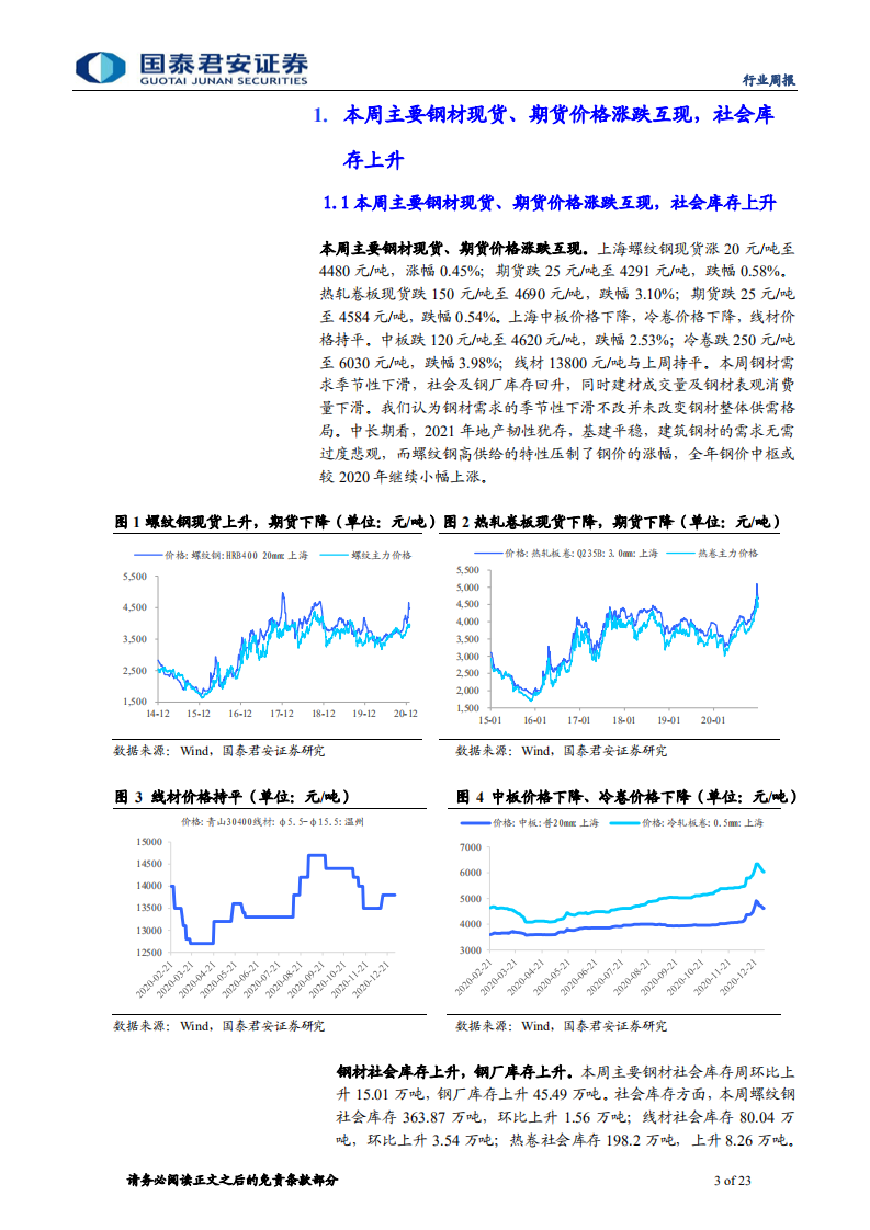 钢铁行业：需求季节性下滑-20210103.pdf 第3页