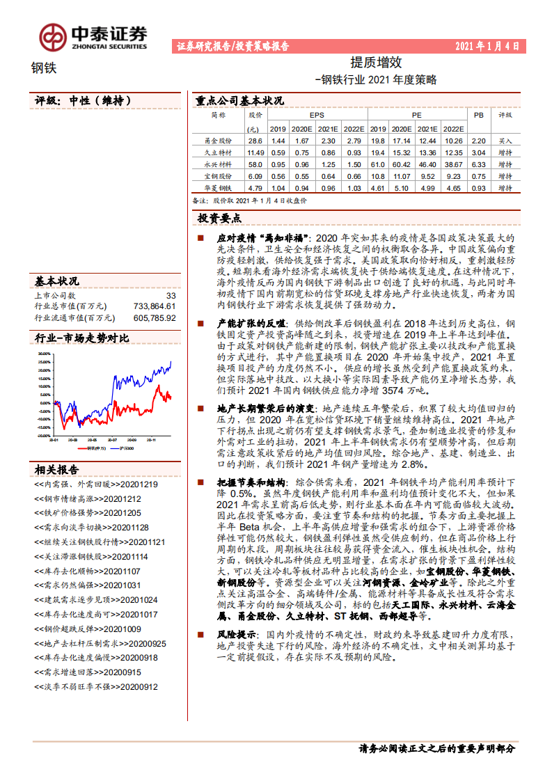 钢铁行业2021年度策略：提质增效-20210104.pdf 第1页