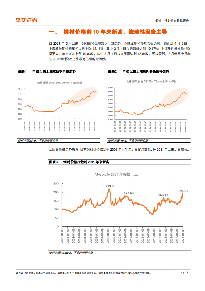 行业动态跟踪报告：钢价创10年来新高，还能持续多久_.pdf 第4页