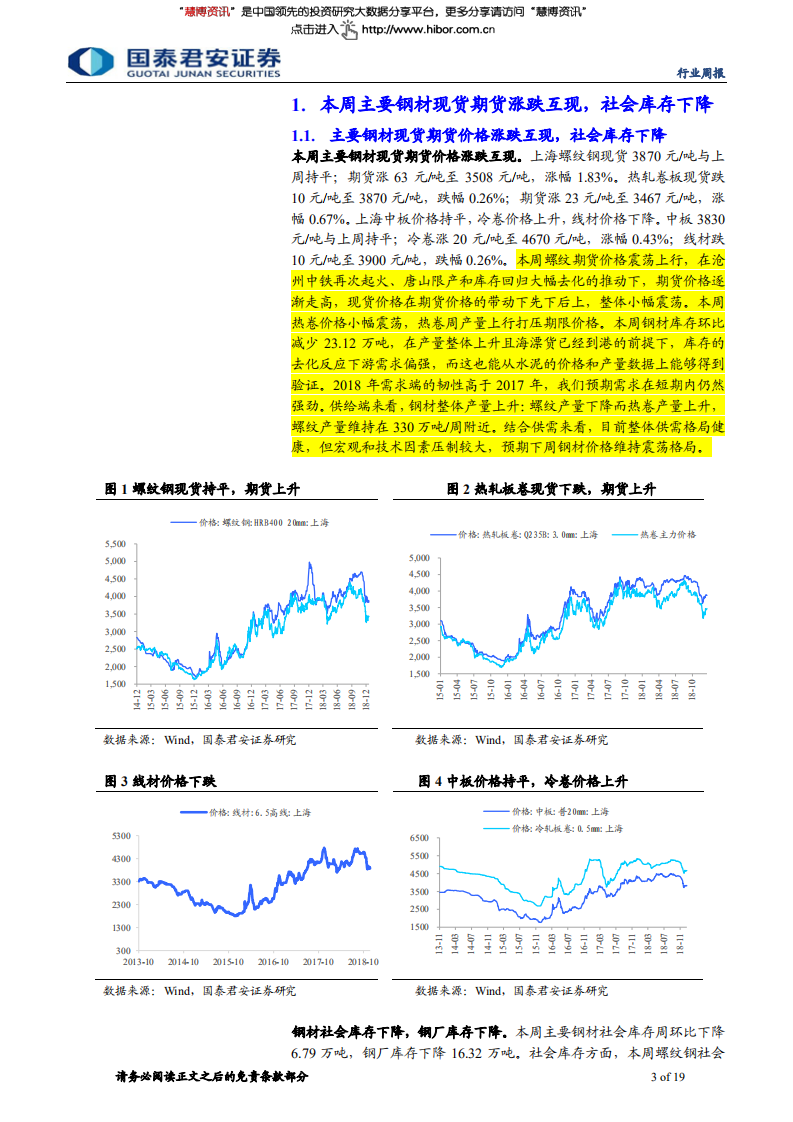 钢铁行业：行钢价维持震荡格局-181222.pdf 第3页