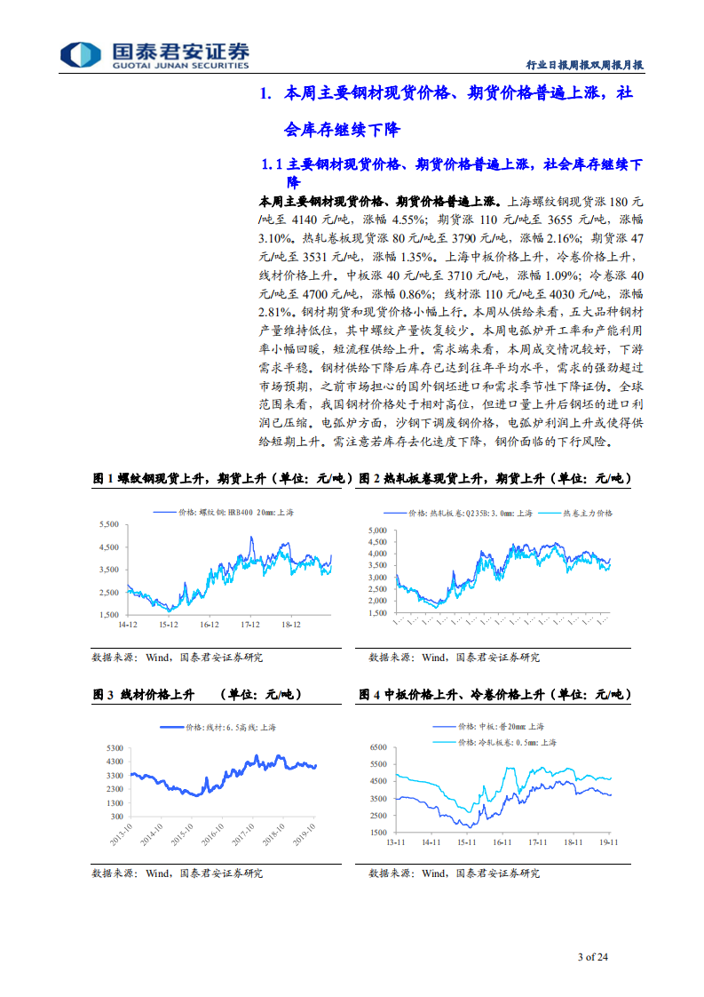 钢铁行业：周期即胜率，情绪的规律是均值回归-191124.pdf 第3页