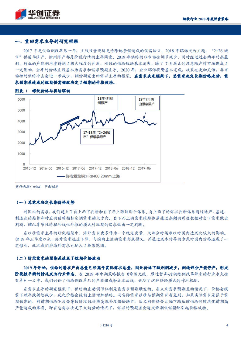 钢铁行业2020年度投资策略：供给扰动繁花散尽，需求逻辑重回主导-191107.pdf 第4页