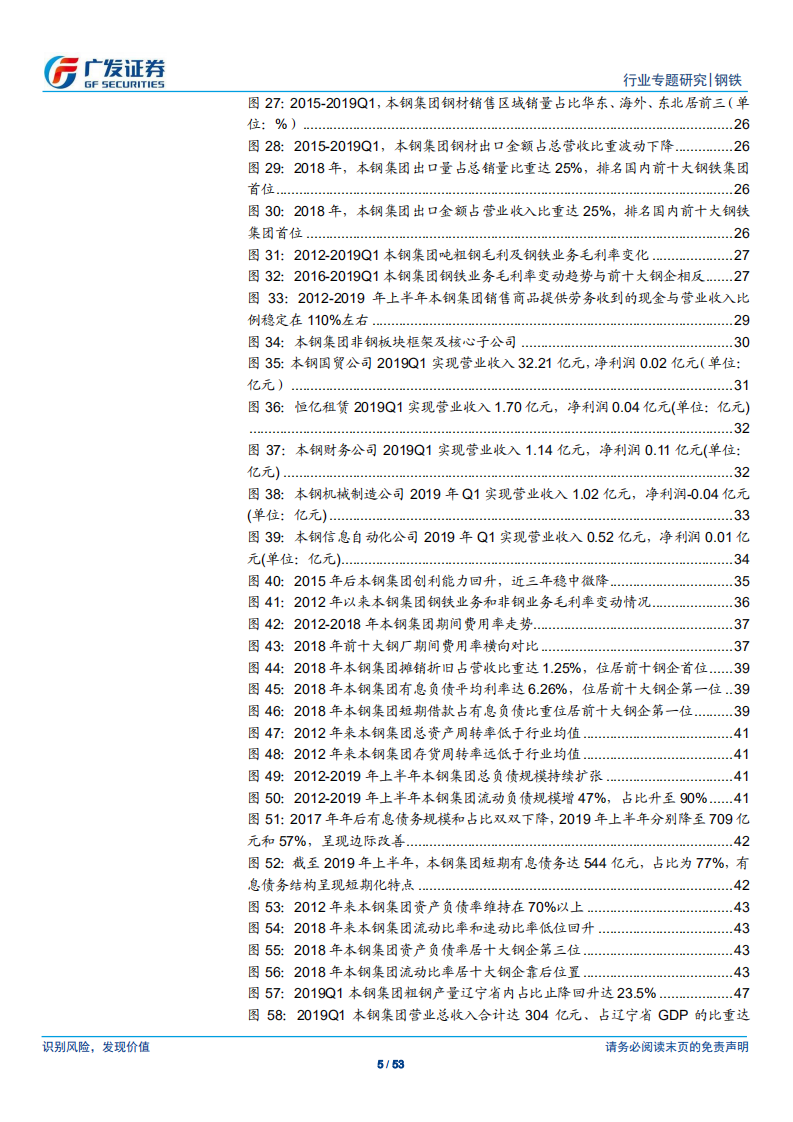 钢铁行业钢铁集团专题之四：本钢集团，位居国内前十钢企，内部挖潜降成本空间大、债务结构边际改善-191017.pdf 第5页