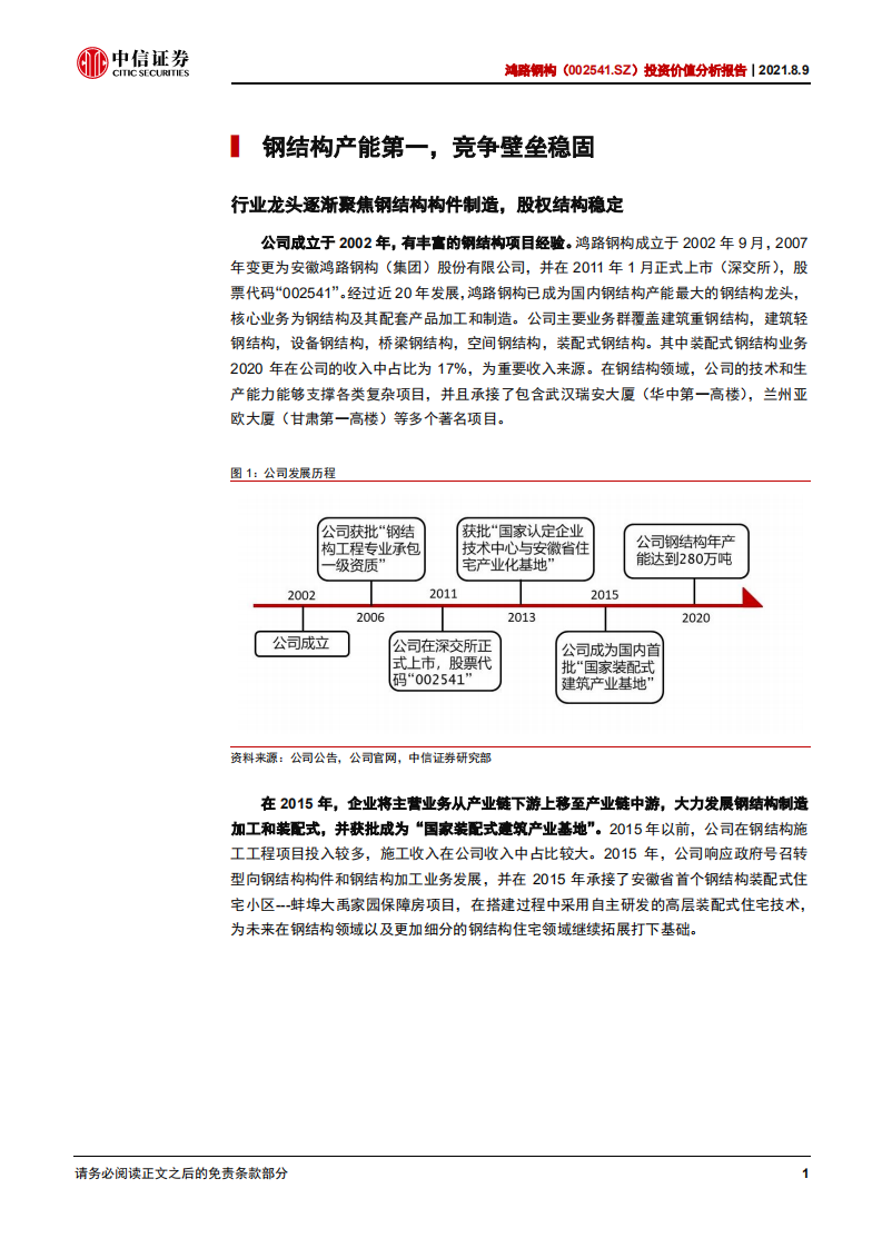 鸿路钢构-投资价值分析报告：聚焦钢构制造，产能扩张驱动增长-210809.pdf 第6页