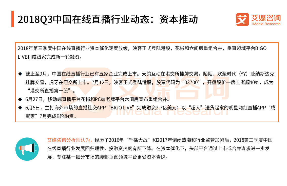 2018Q3中国在线直播行业季度监测报告-181126.pdf 第5页