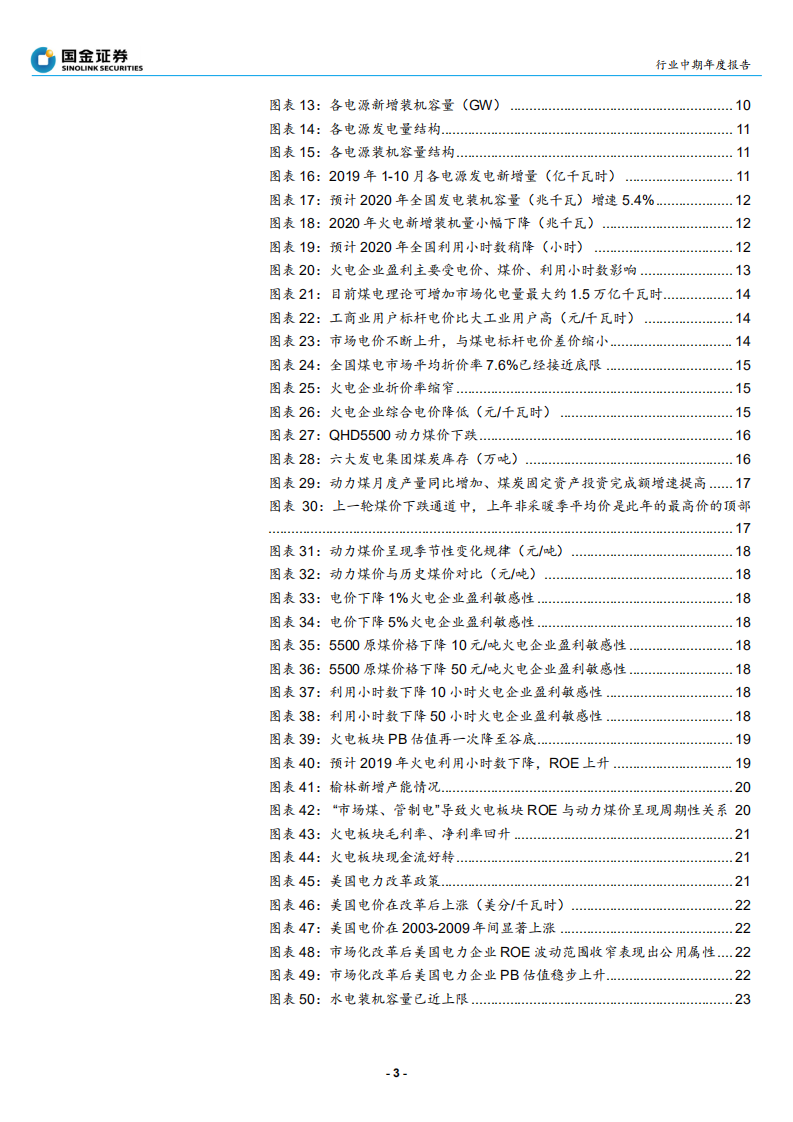 公用事业与环保行业年度策略报告：火电有望迎来戴维斯双击，水电类债属性叠加高成长-191202.pdf 第3页