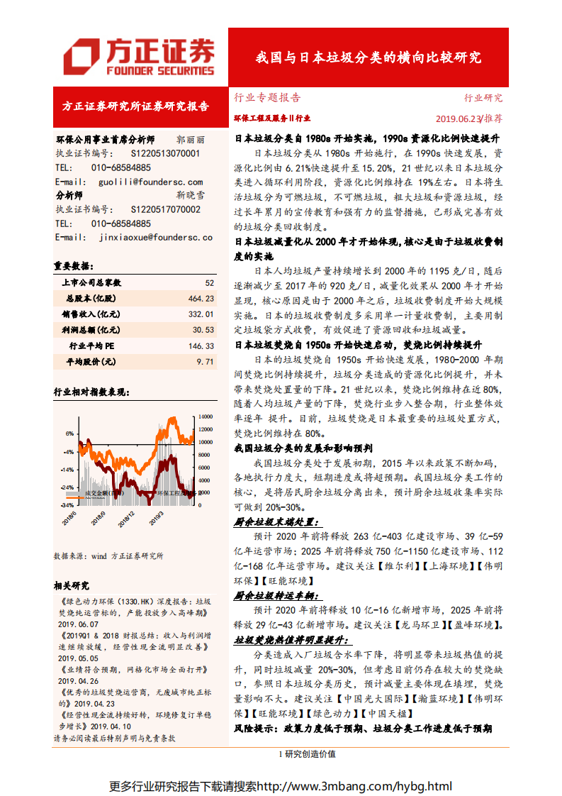 环保工程及服务行业研究：我国与日本垃圾分类的横向比较研究-190623.pdf 第1页