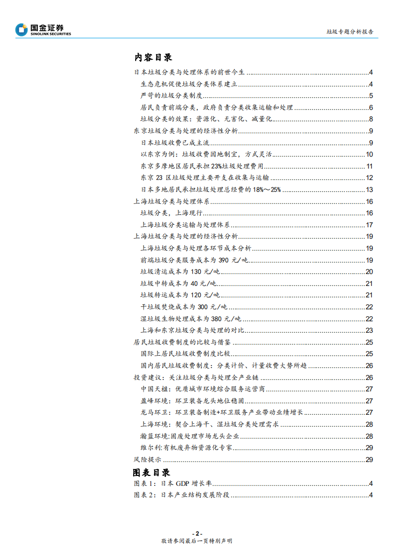 环保行业垃圾专题分析报告：从东京到上海，垃圾分类的经济性分析-190721.pdf 第2页