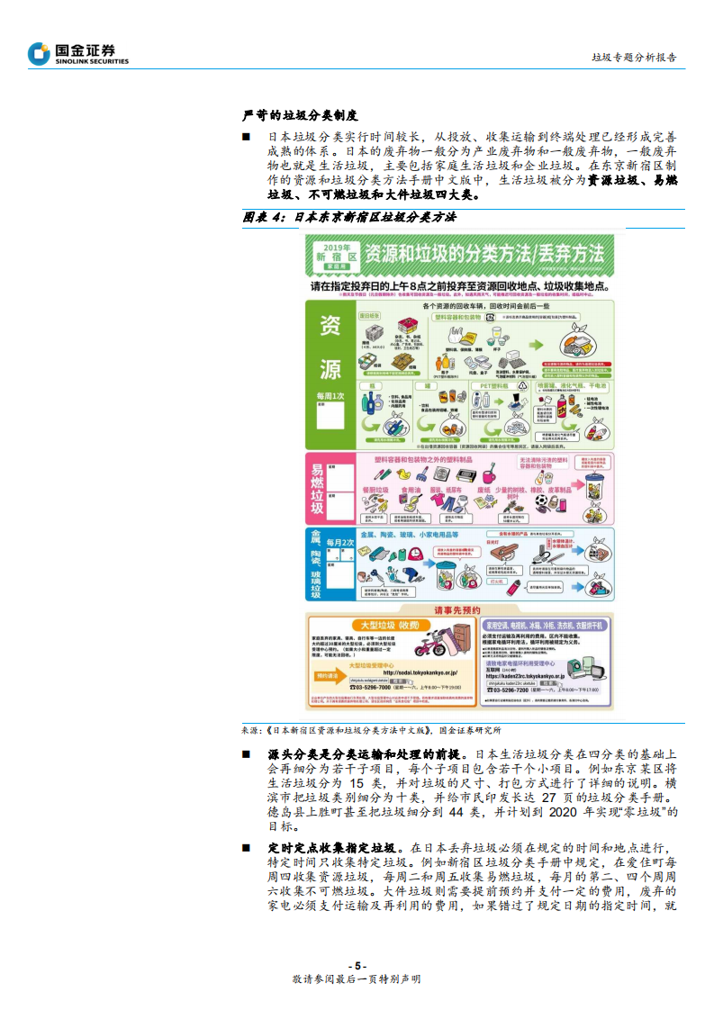环保行业垃圾专题分析报告：从东京到上海，垃圾分类的经济性分析-190721.pdf 第5页
