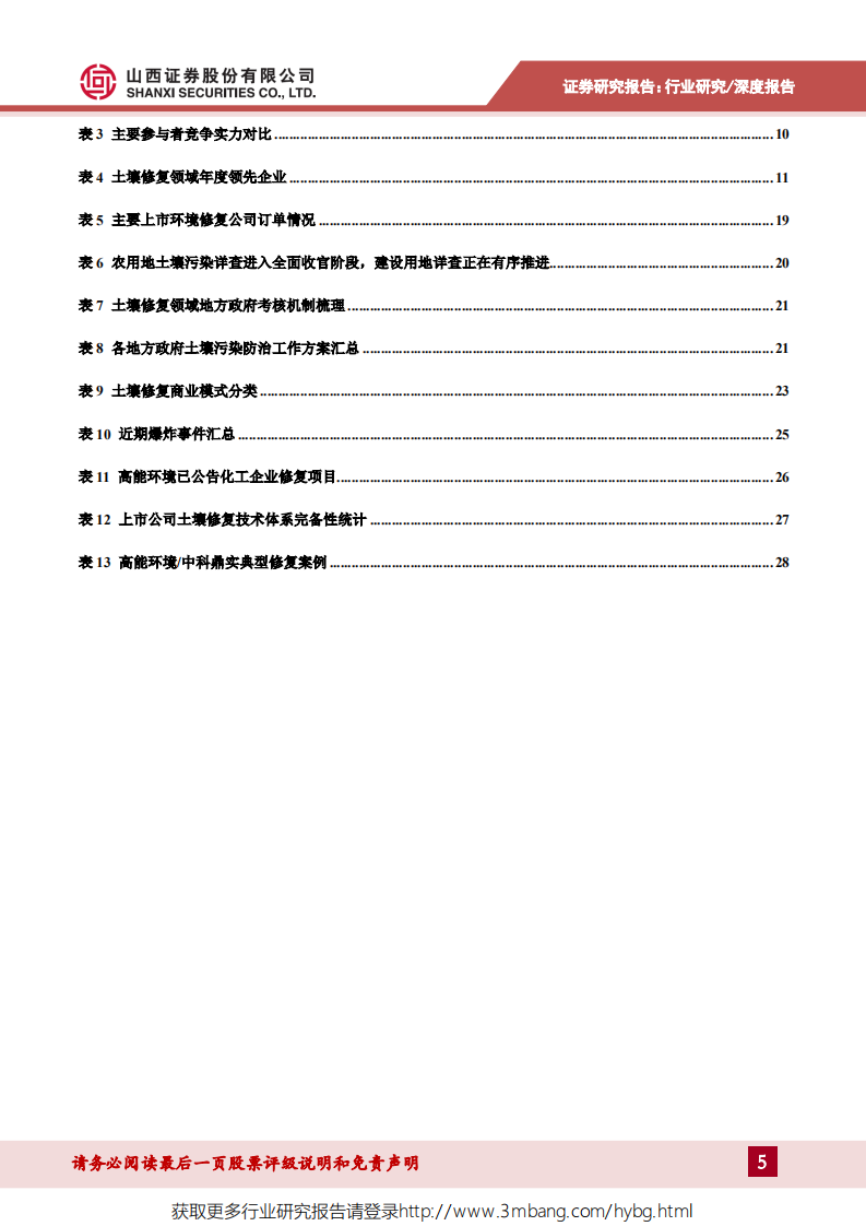 环保行业土壤修复：市场需求加速释放，龙头企业优势明显-190523.pdf 第5页