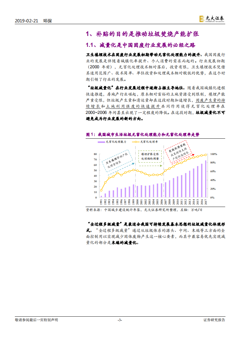 垃圾焚烧发电行业专题报告：垃圾发电补贴取消？现在还不是时候.pdf 第3页