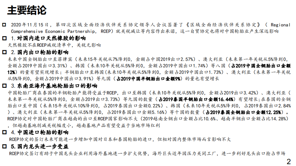 2020年化工行业分析研究报告-RCEP协定的签订对中国轮胎行业的影响.pdf 第1页