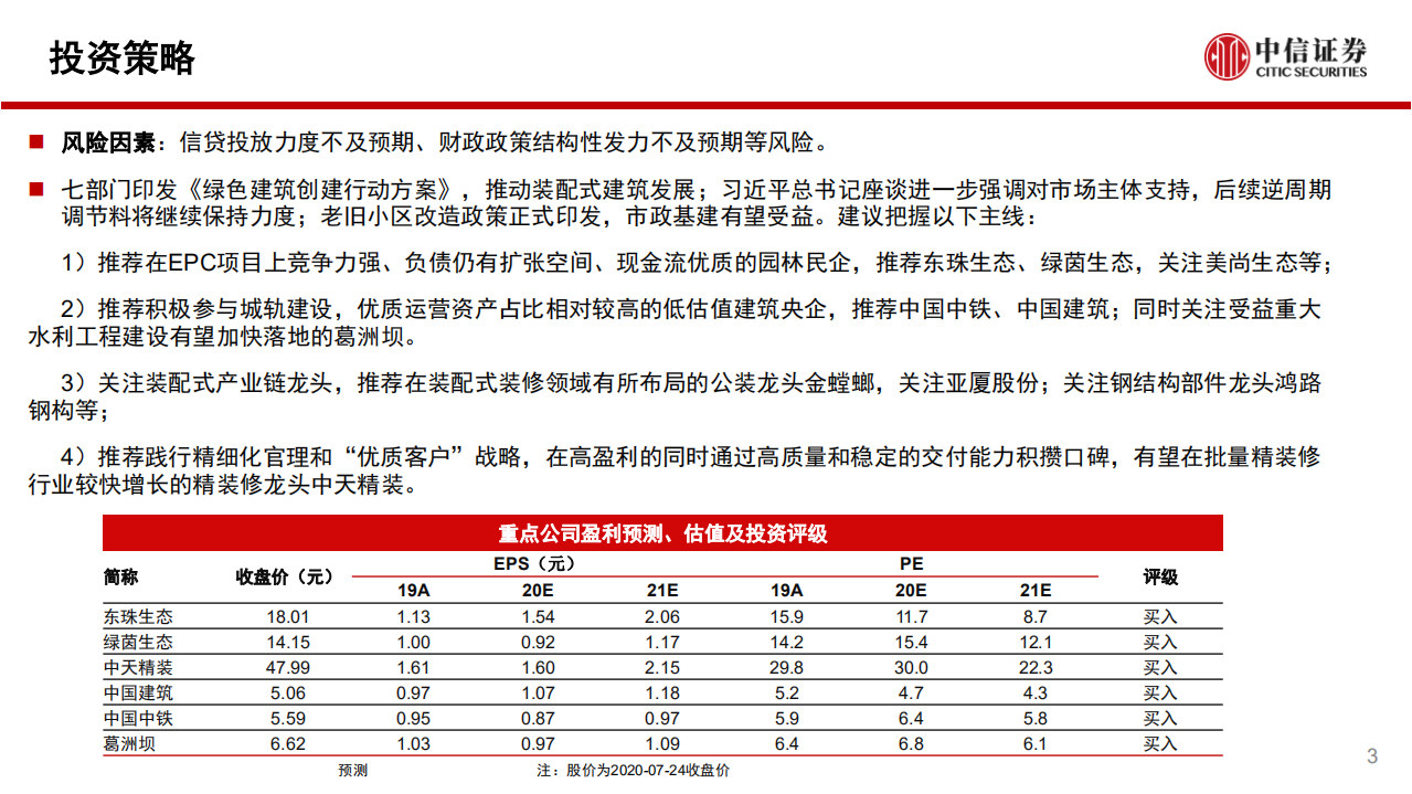 建筑行业：政策继续推动装配式发展，旧改支撑市政基建需求-20200727.pdf 第3页