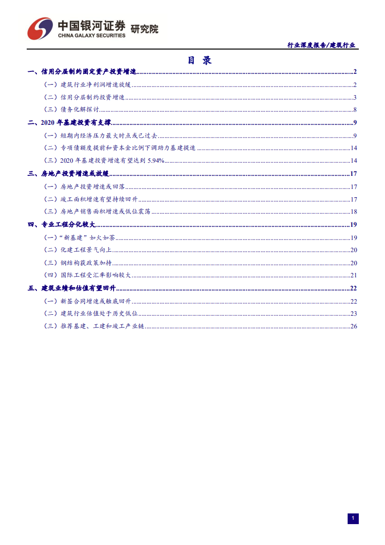 建筑行业2020年投资策略：估值有望上修，推荐基建、工建和竣工-191212.pdf 第2页