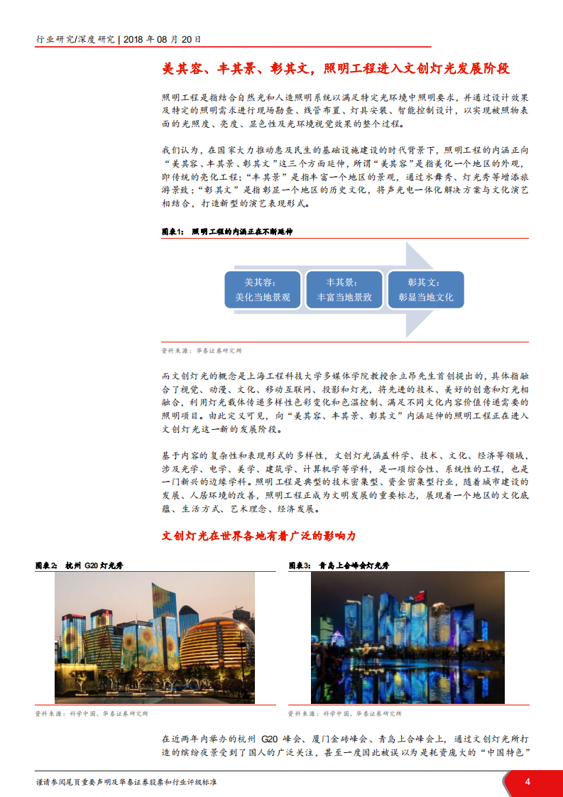 照明工程行业深度报告：照明工程进入文创灯光新阶段-180820.pdf 第4页