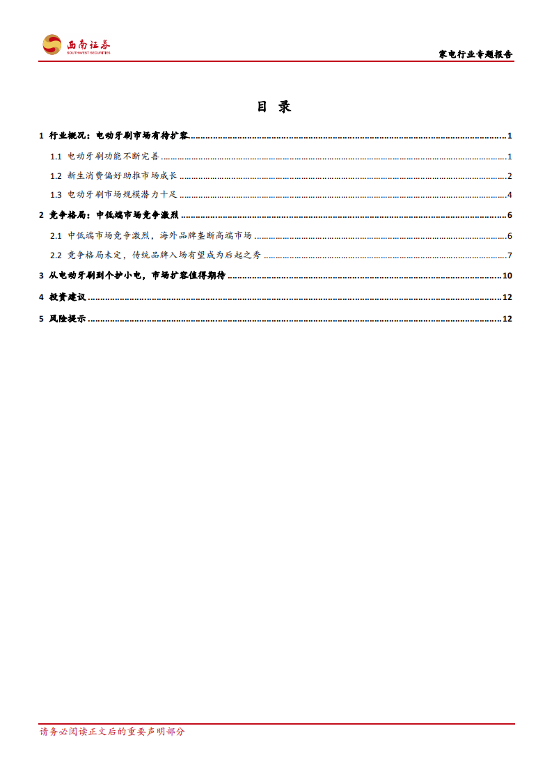 家电行业专题报告：从电动牙刷看个护，蓝海市场潜力十足-20200922.pdf 第2页