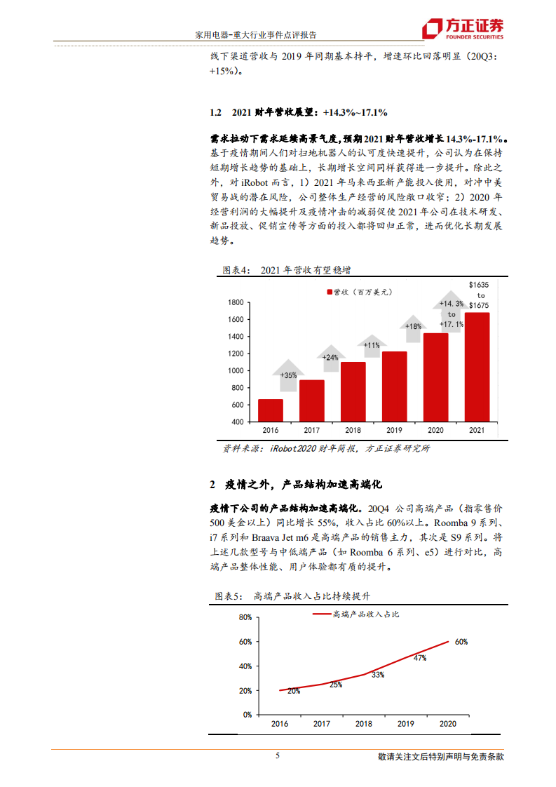 家用电器行业：预见2021！iRobot 20FY财报透视-210217.pdf 第5页