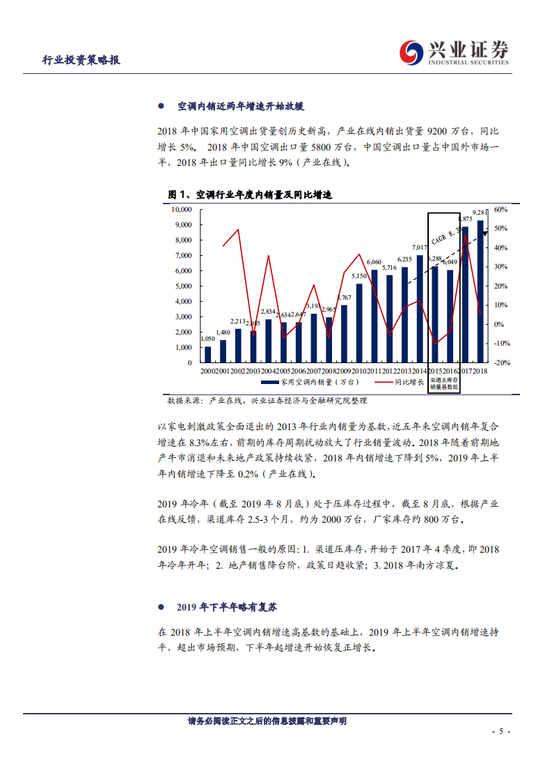 2020年家电行业年度策略：家电下乡十年，炎夏促发更新，看多空调板块-191110.pdf 第5页