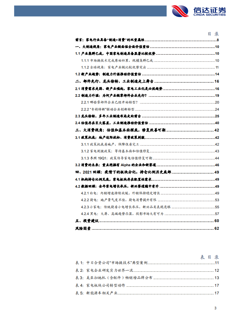 2022年家用电器行业年度策略：制造+消费双重视角，产业面临价值重估-220104.pdf 第3页