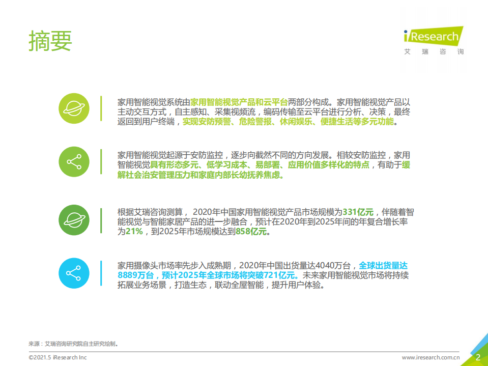 艾瑞咨询：2021年中国智能家居行业研究报告：智能视觉篇.pdf 第2页