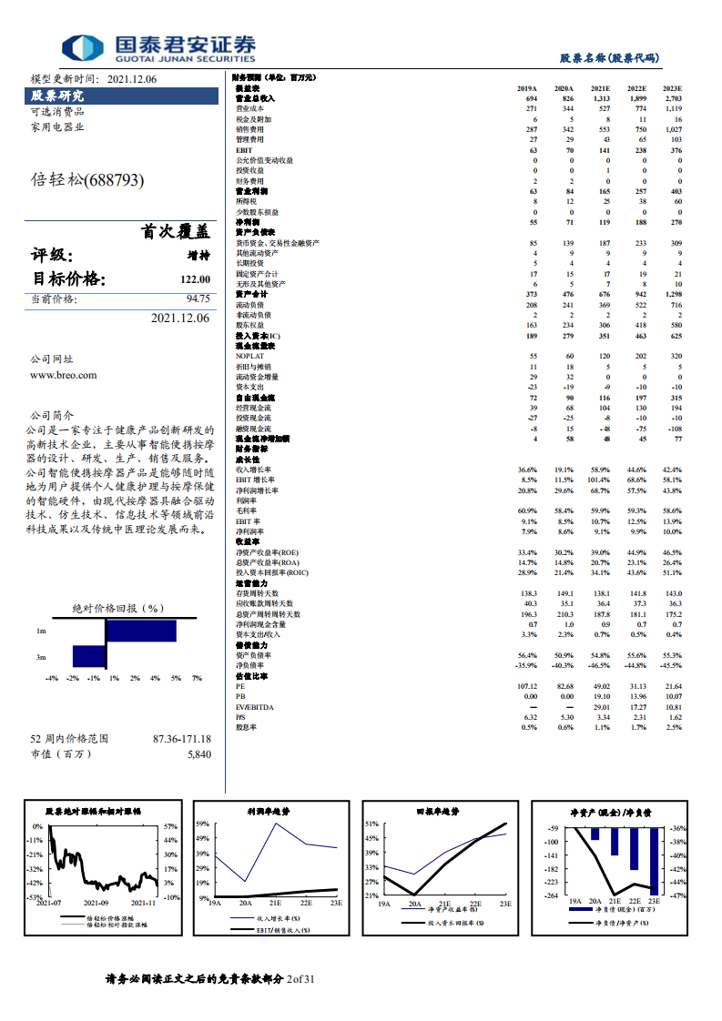 倍轻松-高端按摩小家电领军者，多元化渠道加速扩容-211206.pdf 第2页