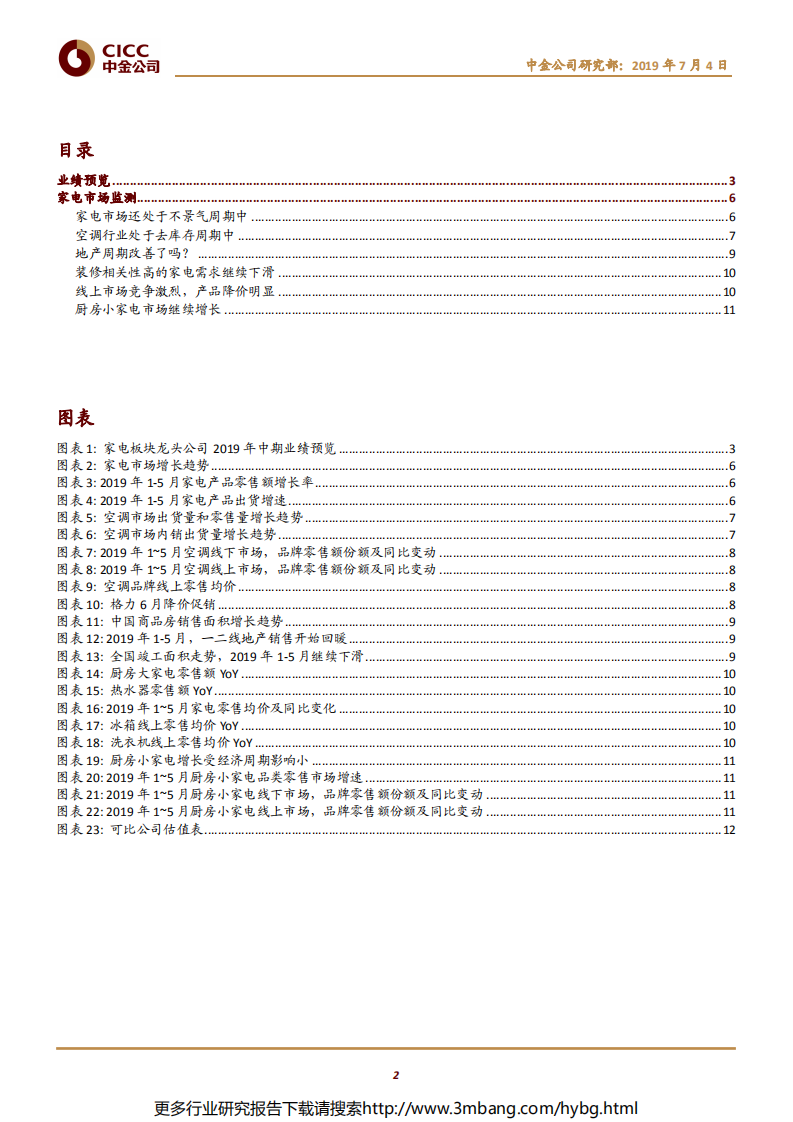 家电及相关行业：二季度需求见底，期待下半年改善-190704.pdf 第2页