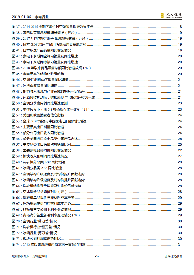 家电行业2019年投资策略：怀抱确定，博弈成长.pdf 第5页