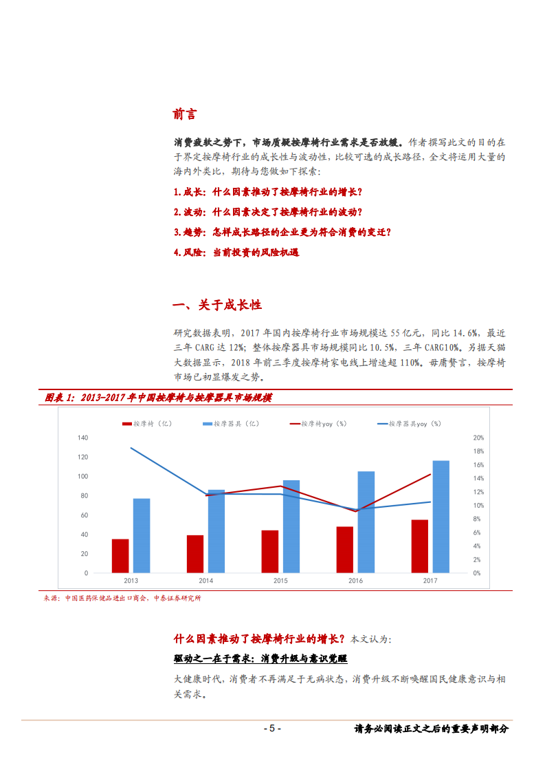 家电行业深度报告：按摩椅需求放缓了么？-181110.pdf 第5页
