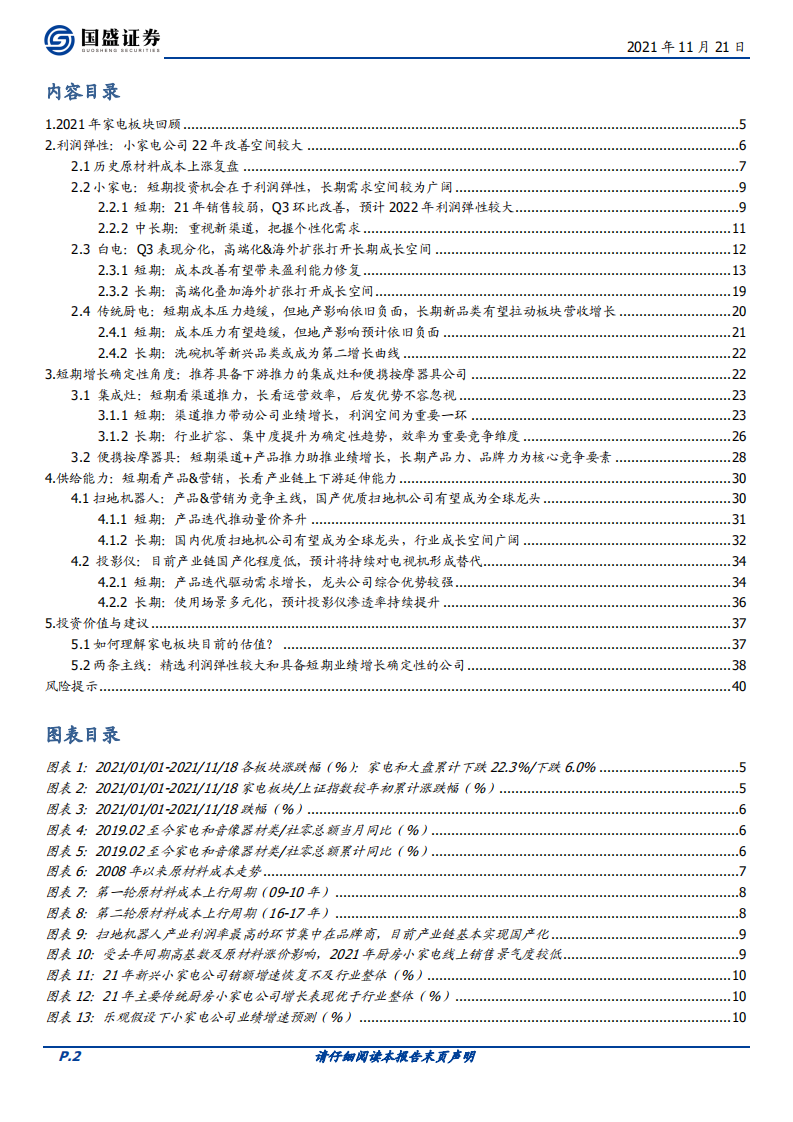 家用电器行业：利润弹性、业绩增速、供给能力三个维度看家电-211121.pdf 第2页