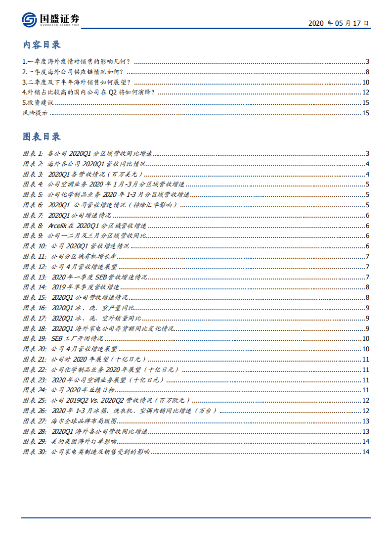 家用电器行业：疫情之下，海外家电公司众生相-200517.pdf 第2页