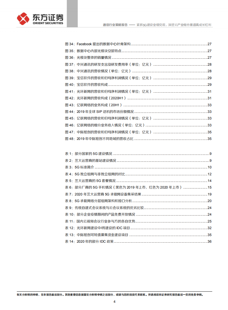 2021年度通信行业投资策略：紧抓5G建设业绩兑现，深挖云产业细分赛道高成长红利-20201215.pdf 第4页
