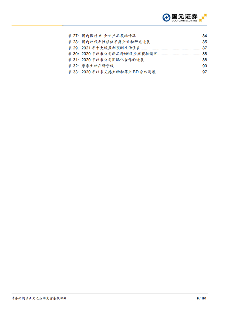 2021年医药生物行业策略报告：聚焦黄金赛道，寻找疫后高光-20201204.pdf 第6页