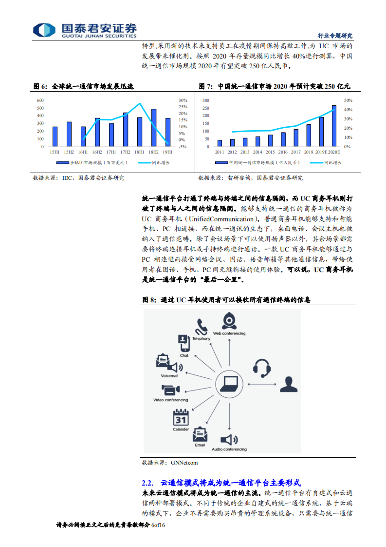 商务耳机行业专题研究：依托统一通信，商务耳机格局重塑-20200907.pdf 第6页