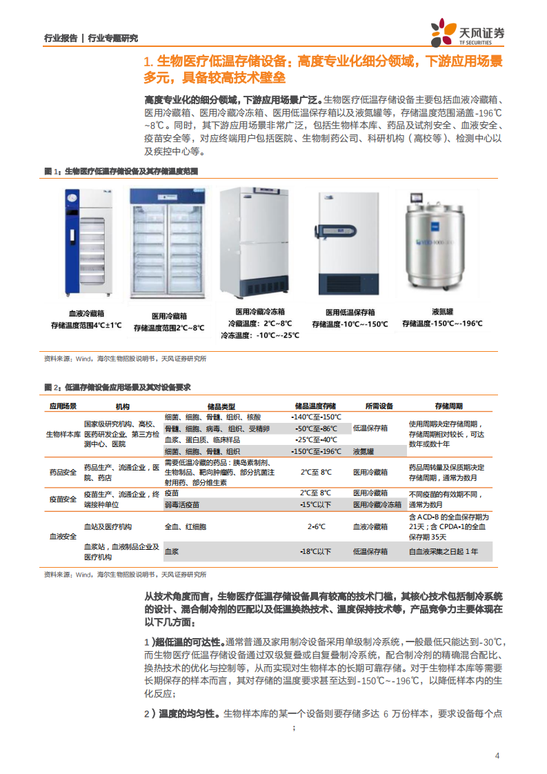 机械设备行业生物医疗低温存储设备专题：立法提速+物联网赋能双轮驱动，细分龙头乘势而起-200318.pdf 第4页