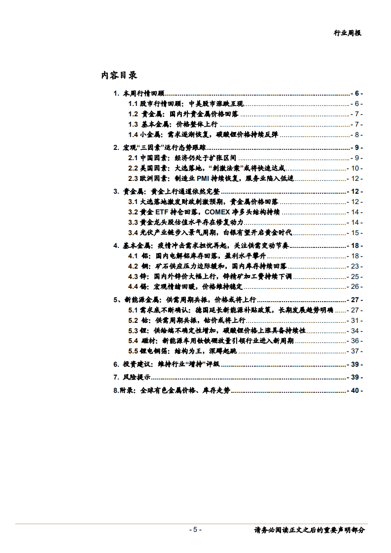 2020年有色金属行业贵金属、新能源金属投资价值分析报告.pdf 第1页