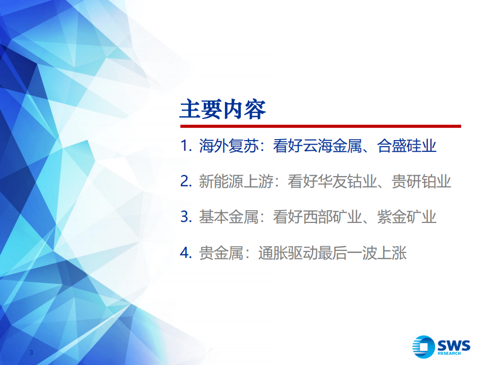 2021年有色金属行业投资策略：看好镁硅铂上涨，钴锂复苏，铜价强势-20201116.pdf 第3页