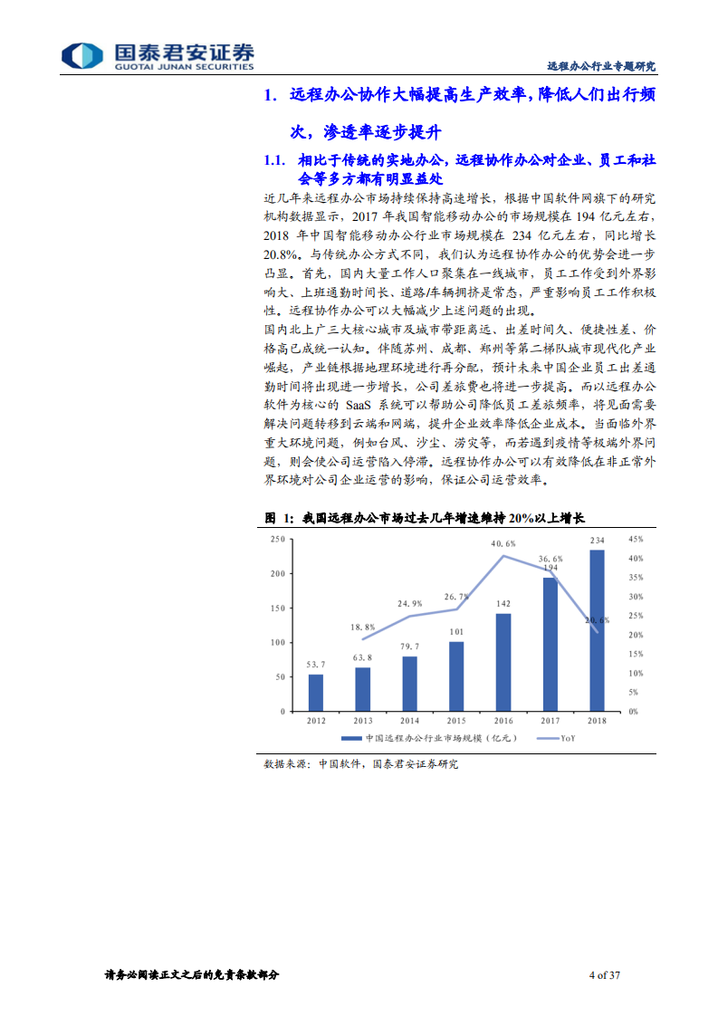通信设备及服务行业：远程视讯降本增效全面提速，有望撬动千亿级协同办公市场-200201.pdf 第4页