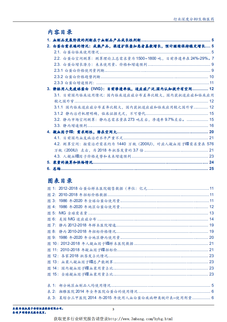 生物医药行业：关于血制品的供与需，血制品成长性判断-190320.pdf 第3页