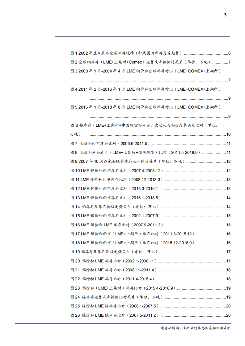20181011-有色金属行业基本金属价格和库存关系：周期复盘系列I~6个基本金属品种价格和库存复盘.pdf 第3页
