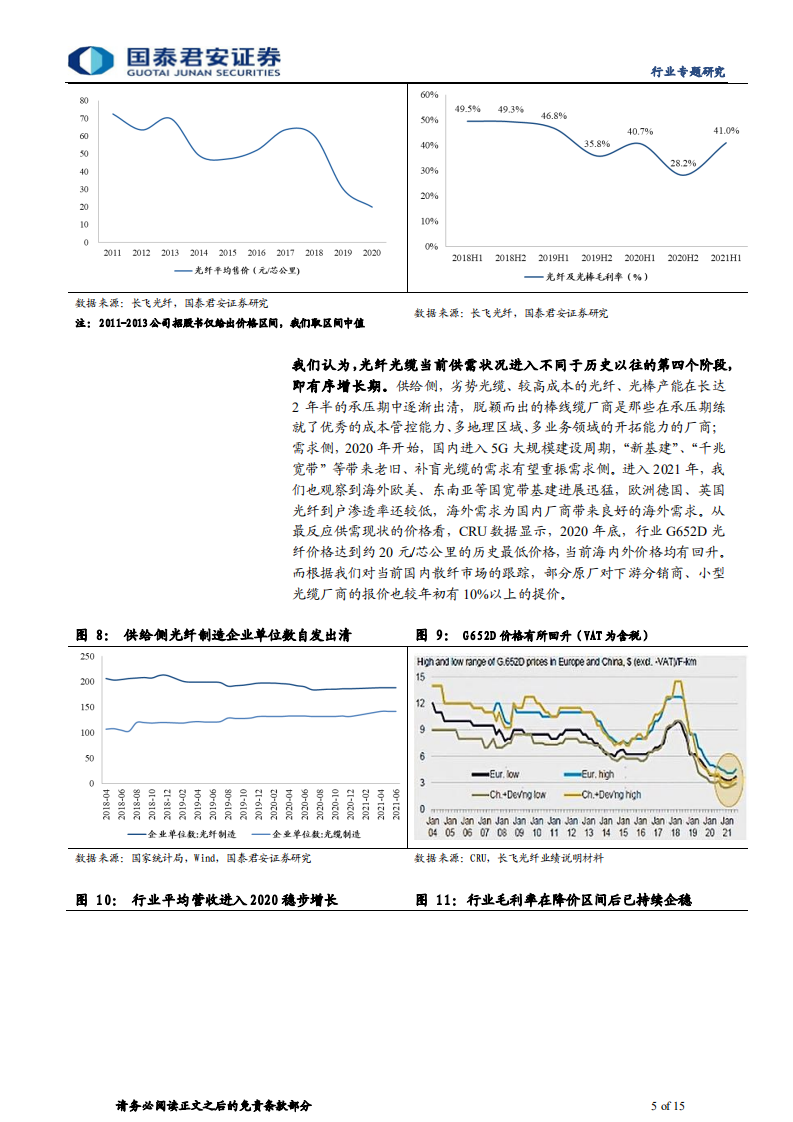 通信设备及服务行业光纤光缆专题：行业凛冬已过，全球需求回暖-210907.pdf 第5页