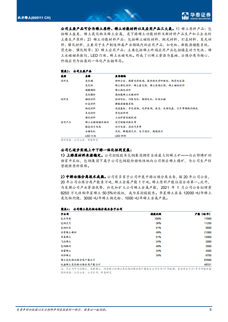 北方稀土-成本配额兼具，轻稀土龙头扬帆起航-211223.pdf 第5页